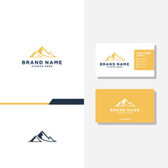 mountain logo designs vector template