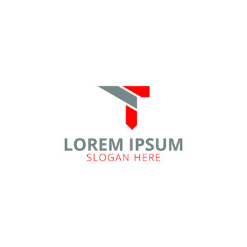 Creative, Modern and Unique T Letter Logo Design Vector Template