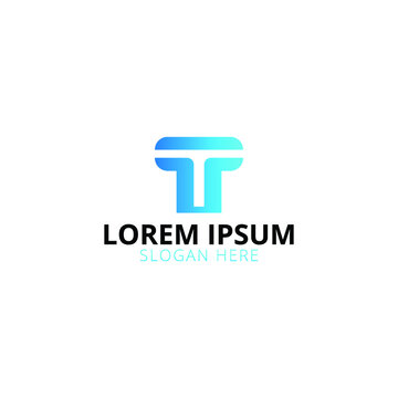 Creative, Modern and Unique T Letter Logo Design Vector Template