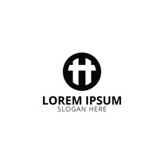 Creative, Modern and Unique TT Letter Logo Design Vector Template