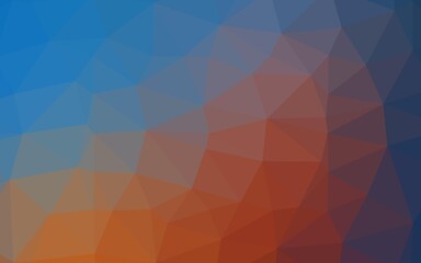 Obraz premium Light Blue, Red vector abstract mosaic backdrop.