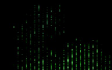 Dark Green vector backdrop with long lines.