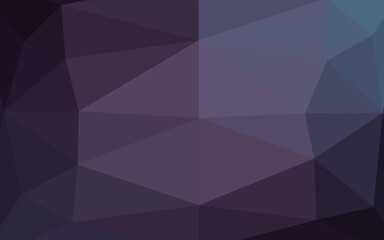 Fototapeta premium Dark Purple vector triangle mosaic texture.
