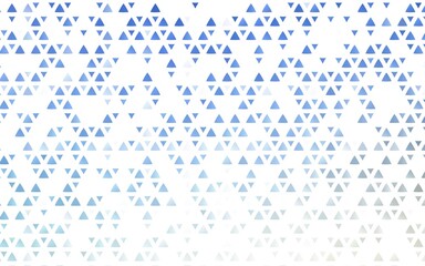 Light BLUE vector cover in polygonal style.