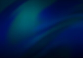 Dark BLUE vector blurred bright background.
