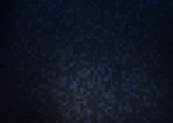 Obraz premium Dark BLUE vector background with rectangles.