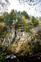 Mountain river in the national park