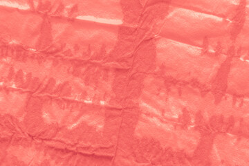 Tie Dye Texture. Coral Geometric Stripes. Pink 