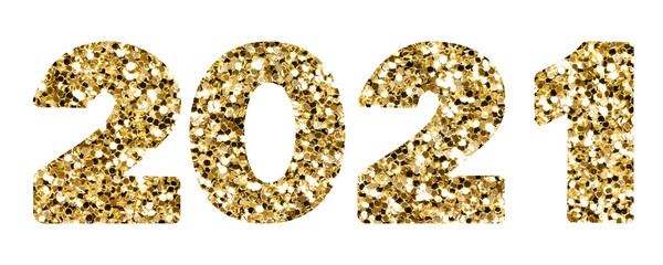 2021 gold shimemr texture design template Celebration typography poster, banner or greeting card.