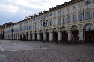 Obraz premium Turin, Italy - The square of San Carlo, Turin