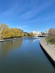 river in the park