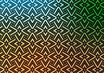 Light Green, Yellow vector layout with lines, triangles.