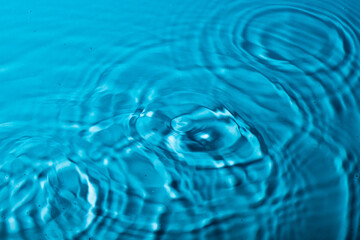 splash of water on a blue background. Abstract wallpaper