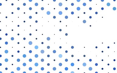 Light BLUE vector pattern with spheres.
