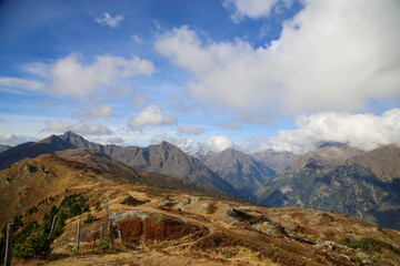 Alpine panoramic view of Austrian Alps near Mauterndorf, Lungau, Austria