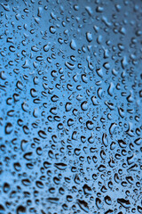 Gotas en  la ventana.