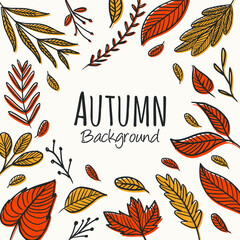 autumn background illustration