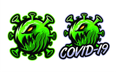 Monster virus illustration