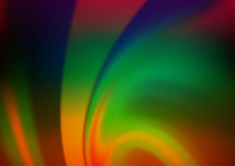 Dark Multicolor, Rainbow vector bokeh and colorful pattern.
