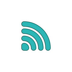 Wi-Fi symbol. 