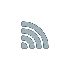 Wi-Fi symbol little radius