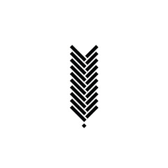 Leaf logo - green plant bio eco natural decoration organic vintage spa botanic outdoor leaves ornament herb tea herbal healthy food nutrition energy vegan