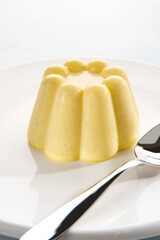 Selbstgemachter Vanillepudding