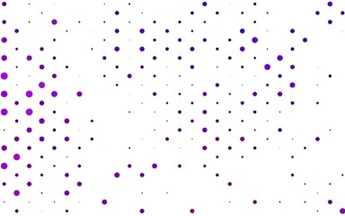 Light Purple vector pattern with spheres.