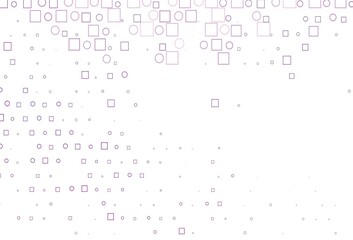 Light Purple vector backdrop with dots, spots, cubes.