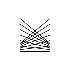 3D Laser Scanning Logo design - technology scan scanner digital engineering industrial precision tool machine process light identification verification sensor electronic