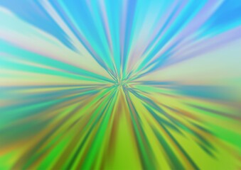 Obraz premium Light Blue, Green vector blurred shine abstract template.