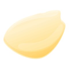 Tasty sunflower seed icon. Cartoon of tasty sunflower seed vector icon for web design isolated on white background