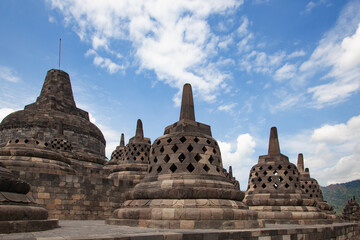 Fototapeta premium Borobudur temple in Indonesia