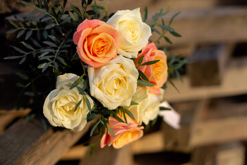 Wedding bridal bouquet