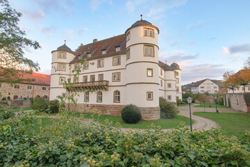 Fototapeta na wymiar Schloss Pfedelsbach in der ehemaligen Grafschaft Hohenlohe
