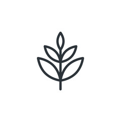 Leaf Logo Wellness - beauty spa flower symbol lotus health meditation beauty luxury female natural fitness yoga lifestyle treatment Asian petals salon organic calming cosmetics peace