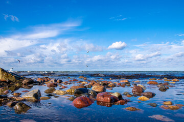 scenery at the beach, baltic sea