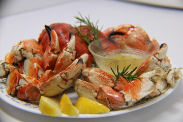 Seafood dinner