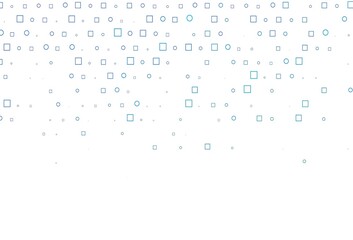 Light Blue, Green vector layout with circle spots, cubes.