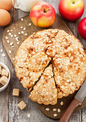 Oat cake with apple