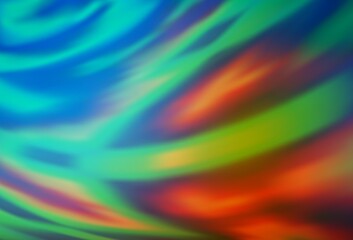 Obraz premium Light Blue, Yellow vector glossy abstract layout.