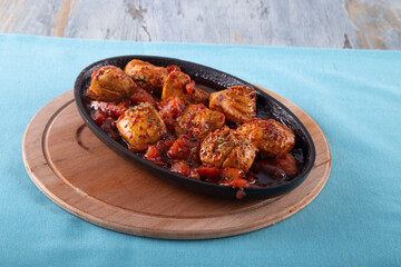 Chicken tomato beef turkish culture cuisine