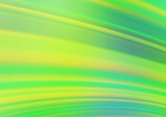 Light Blue, Green vector glossy bokeh pattern.