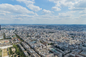 Paris Cityscape from the Eiffel tower