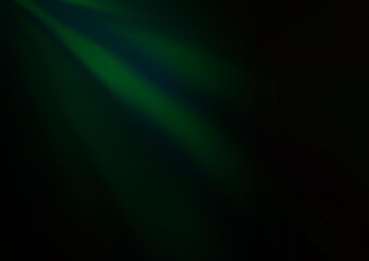 Dark Green vector abstract blurred pattern.
