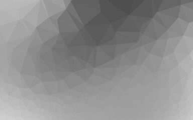 Light Silver, Gray vector blurry triangle texture.