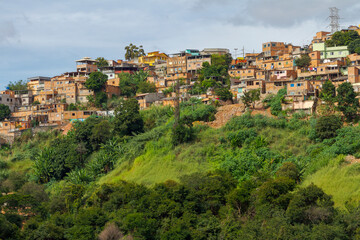 Fototapeta na wymiar View of the Santa Lucia cluster, in Belo Horizonte, Minas Gerais state, Brazil