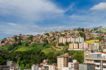 Fototapeta premium View of the Santa Lucia cluster, in Belo Horizonte, Minas Gerais state, Brazil