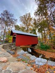 Roddy Road Covered Bridge in Maryland