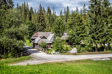 Open-air museum of the Orava village, Slovakia